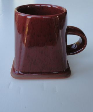 3 Modern 1997 Paul Eshelman Pottery Speckled Glaze Coffee Tea Mugs Cups RISD 2