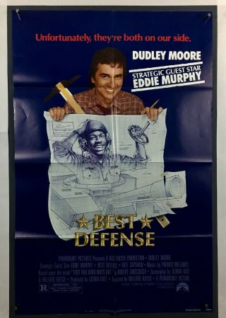 Best Defense Movie Poster (veryfine) One Sheet 1984 Eddie Murphy 456