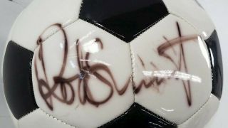 Rod Stewart Signed Autographed Soccer Ball From His Concert