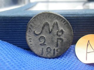 Mexico War Of Independence Coin 2 Reales Sud 1813 Morelos Coin