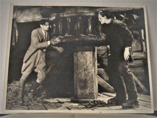 1931 Frankenstein 11x14 Photo Boris Karloff Colin Clive In Mill Original?