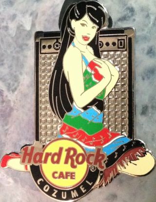 Hard Rock Cafe Cozumel 2009 Amp Girl Series Pin Sexy Babe Amplifier - Hrc 50290