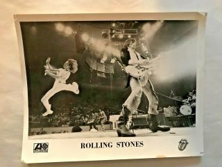 The Rolling Stones 8 X 10 Glossy Atlantic Rolling Stones Records Promo Photo
