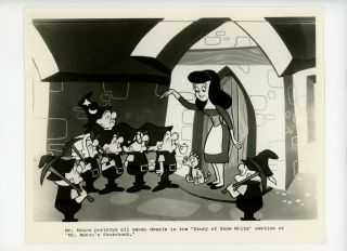 Mr Magoos Storybook Movie Still 8x10 Cartoon,  Snow White 1965 11106