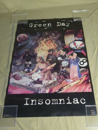 Green Day Insomniac Poster - (funky,  1995) 34.  5 " X 22.  5 "