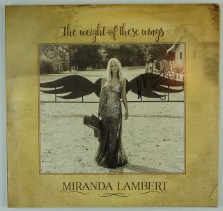 Miranda Lambert Weight Of These Wings Signed Autograph Record Album Vinyl Jsa