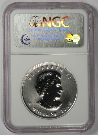 2008 CANADA MAPLE LEAF VANCOUVER 2010 OLYMPICS $5 - NGC MS69 - PRICED RIGHT 2