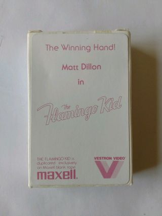 The Flamingo Kid Promotional Playing Cards Vestron Video Matt Dillon