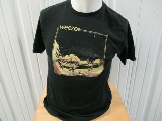 Vintage Weezer Pinkerton 1995 Lp Large T - Shirt Album Cover River Cuomo