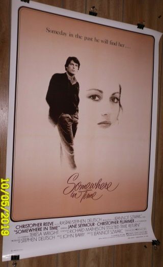 Somewhere In Time 1sh Movie Poster Christopher Reeve