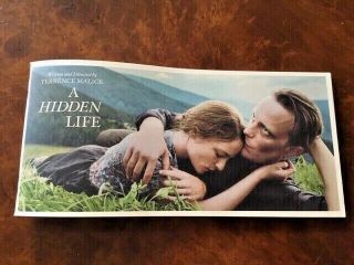 A Hidden Life Fyc Press Book Booklet Film By Terrence Malick