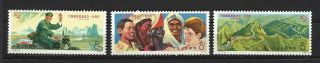 China Prc Sc 1187 - 89,  Centenary Of Universal Postal Service J1 Nh W/og