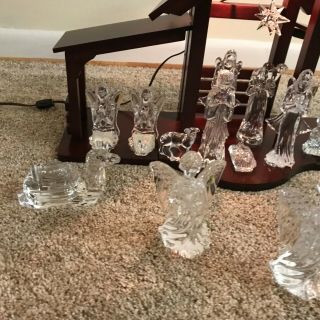 Waterford Crystal 18 pc.  Nativity Set 3