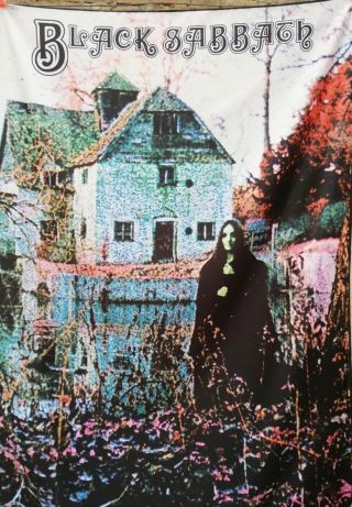 Black Sabbath First The Witch Flag Cloth Poster Wall Tapestry Banner Cd Ozzy