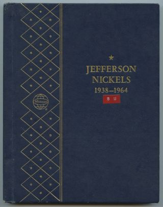 Jefferson Nickels Complete BU Set 1938 - 1964 pds Toned Full Step Proof 71 coins 2