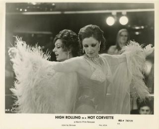 Wendy Hughes Rolling In A Hot Corvette 1977 Org Movie Photo 1672