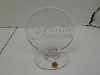 Duncan Glassware Lid Or Diplay Item ?