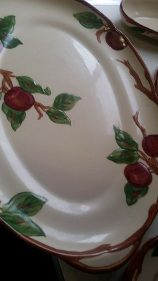 Franciscan Apple Dinnerware Set 32 Piece - Includes A Turkey Platter.