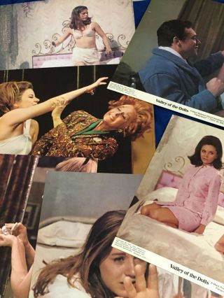 8 X 10 Size,  Valley Of The Dolls Lobby Cards Set Of 6,  1968