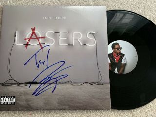 Lupe Fiasco Signed Lasers Vinyl Lp Album Rare Rapper