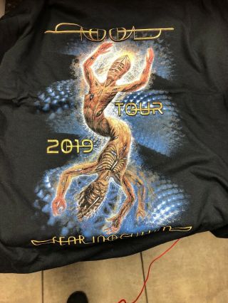 Tool Band.  2019 Tour.  Fear Inoculum T - Shirt.  Xl