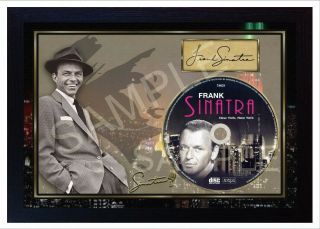Frank Sinatra York Signed Autograph Framed Photo Print Cd Disc Perfect Gift