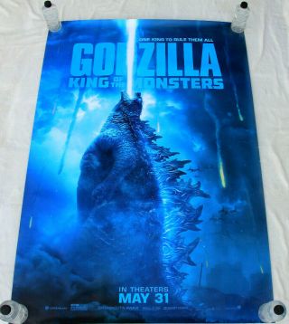 Godzilla King Of The Monsters 2019 Bus Shelter Movie Poster 4 