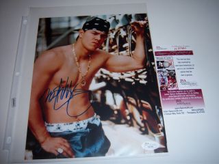 Mark Wahlberg Markie Mark And The Funky Bunch,  Actor Jsa/coa Signed 8x10 Photo