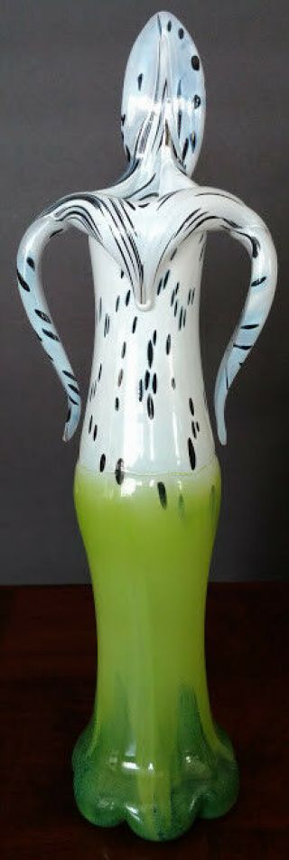 Kosta Boda " My Wide Life " Anatomic Orchid Vase,  Signd L.  Lofgren 