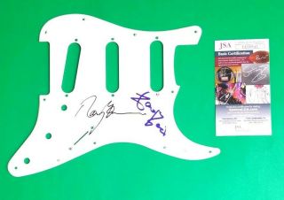 The Kinks Ray And Dave Davies Signed Stratocaster Guitar Pickguard With Jsa