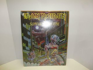 1986 Iron Maiden Somewhere In Time Poster 20 " X 16 " Factory