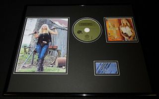 Miranda Lambert Signed Framed 16x20 Kerosene Cd & Photo Set