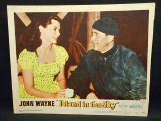 John Wayne Island In The Sky 1953 Lobby Card 3 Fair