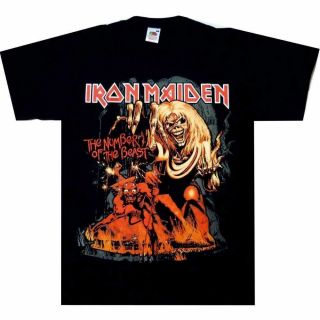 Official Iron Maiden - Number Of The Beast Graphic - Men 