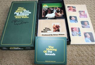 Brian Wilson The Beach Boys Signed Autograph " Pet Sounds Sessions " Cd Box Set X4