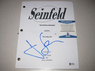 Jerry Seinfeld Signed Autograph Seinfeld Show Pilot Full Script Beckett
