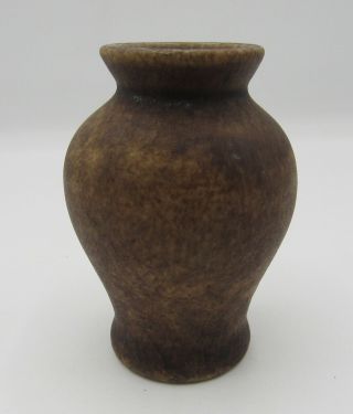 Vintage Signed Maigon Daga Miniature Vase Art Pottery Glazed Ceramic 66 Modern