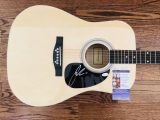 Jon Pardi Signed Acoustic Guitar Authentic Autograph Jsa V72038