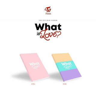 Twice What Is Love? 5th Mini Album B Ver.  (photocards,  Sticker,  Lyric,  Cover)