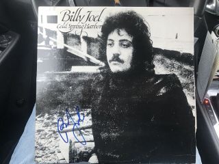 Mega Rare Billy Joel Signed Album Cold Spring Harbor Rare Promo Album