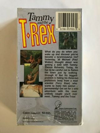Tammy and the T - Rex vhs Paul Walker Denise Richards 2