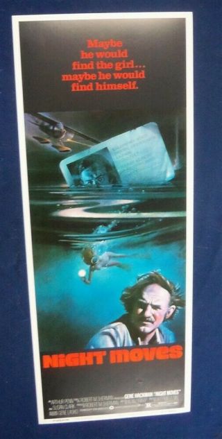 Night Moves 14x36 Rolled Movie Poster Insert 1975 Gene Hackman