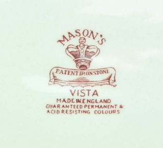 Vintage Masons Pink Vista 15 Inch Platter 3