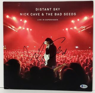 Nick Cave & The Bad Seeds Signed " Distant Sky " Album Vinyl Lp Bas Q93453