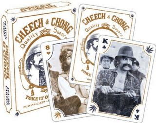 Cheech & Chong Toke It Out Man Movie Photo Images Playing Cards,