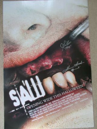 Tobin Bell Signed 8 " X 10 " & Saw Iii Poster Signed By Shawnee Smith,  More