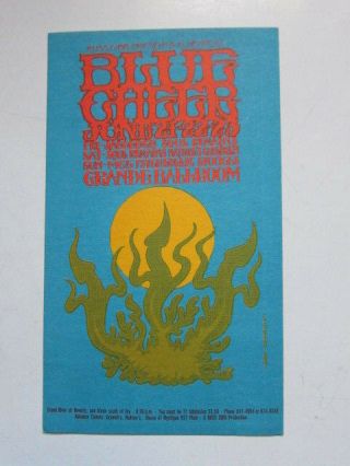 Stooges Mc5 Blue Cheer Grande Ballroom Postcard