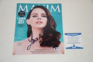 Sexy Lana Del Rey Signed Autographed 8x10 Photo Bas C55444 Maxim Cover