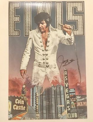 James Burton Signed Autograph 11x17 Poster Photo Elvis Presley Guitarist