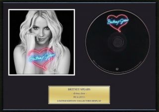 Britney Spears - Framed Cd Album Presentation Disc Display